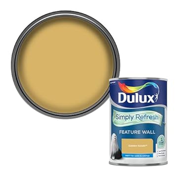 Dulux Simply Refresh Feature Wall Matt Emulsion Paint - Golden Sands - 1.25L, 5569247