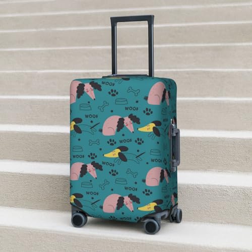 Travel Luggage Cover - Dachshund Dog Puppy No.1060 Washable Suitcase Covers Protector Fits 18-32 Inch Luggage 6