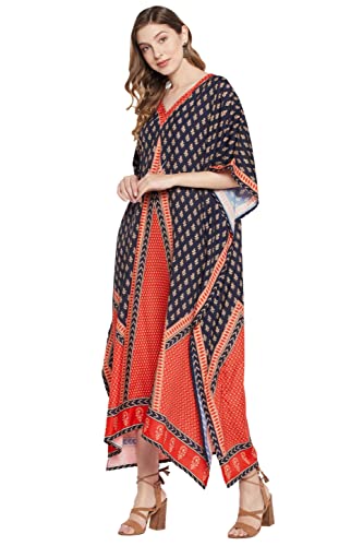 Goood Times Kaftan Dress Plus Size Polyester Long Maxi Beach Cover Ups Caftan Loungewear House Dresses for Women2