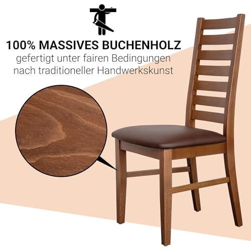 Esszimmerstuhl KEHO 2er Set (CH02) bis 150 kg