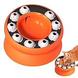 Design adapté au cou : dites adieu à la fatigue du cou avec notre gamelle à alimentation lente. Sa bouche inclinée à 15 degrés s'aligne avec la position naturelle de la tête et du cou de votre chat, lui offrant un confort optimal