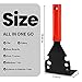 Trim Puller Tool for Baseboard, Wood Trim Removal Tools, Scraper Tools for Floor Removal, Siding Removal Tools, Kick Trimming Tools, Tile Removal Tools，Trim Removal Tool，Baseboard Removal Tool
