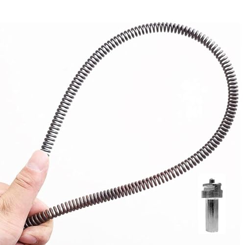 Herramienta de dragado de tuberías,herramientas de dragado de tuberías de resorte: abrazadera de limpieza de draga de tuberías de resorte | Herramienta de recogida flexible universal para manguera
