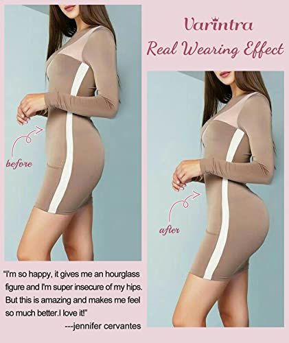 Varintra Hip Enhancer Shapewear For Women Tummy Control Body Shaper Butt Lifter Crossdressers Butt Padded Underwear Hip Pads Panties Black #TOP3