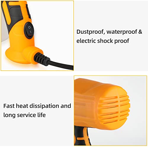 AKISEKTR Paint Sprayer, 550W High Power HVLP Electric Spray Gun with 950ml Detachable Container, 2 Nozzles & 3 Spray Patterns, for Furniture, Cabinets, Fence, Car, Bicycle, Gardening etc - Thumbnail 6