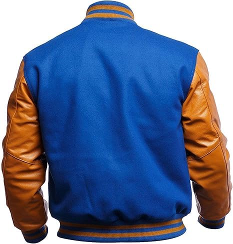 Image of Letterman Varsity Jackets for Men, Baseball Bomber Jackets, High School Letterman Jackets, Warm Wool Outerwear