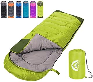 Sleeping Bag 3 Season Warm & Cool Weather - Summer, Spring, Fall, Lightweight,Waterproof
