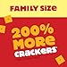 Cheez-It Cheese Crackers, Baked Snack Crackers, Lunch Snacks, Family Size, Extra Cheesy, 21oz Box (1 Box) (Pack of 2)