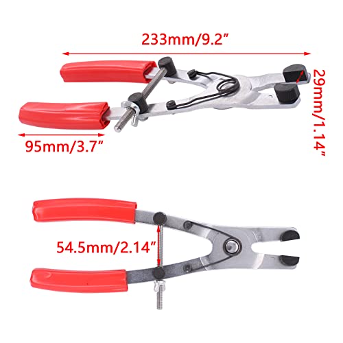 Doo Engy Bremskolbenzange Kolben Abzieher Kohlenstoffstahl Bremskolben Entferner Zange Reparaturwerkzeuge für Motorroller Quads und Motorrräder Demontage von Bremskolben