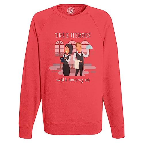 Sweatshirt Homme True Heroes Waiter vêtement serveur de restaurant
