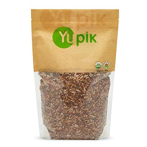 Yupik Organic Super 6 Seeds Mix, 2.2 lb (35.2 oz),