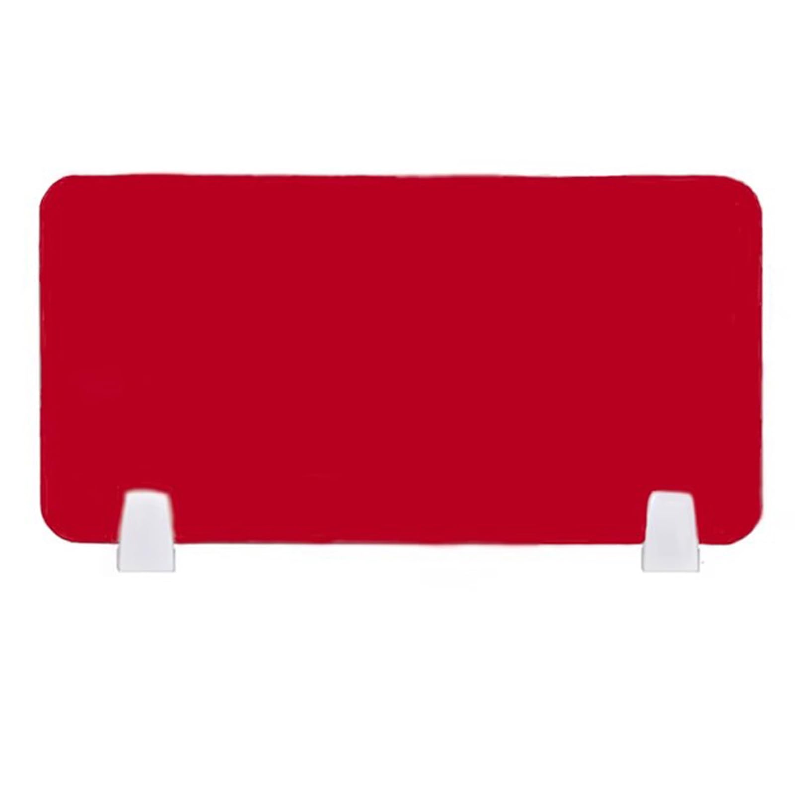 GJZQDKX Soundproof Desk Privacy Panel - Acoustic Office Partitions Freestanding Divider with Rounded Edges for Home Offices Libraries & Classrooms (30x60CM Red)