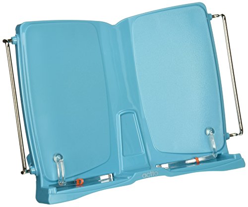 Blue Portable Reading Stand/book Stand Document Holder (180 Angle Adjustable)