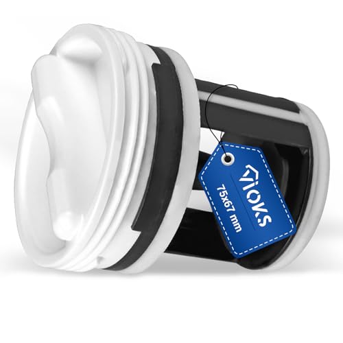 VIOKS Flusensieb Flusenfilter 75 x 67 mm Ersatz für Hoоver Flusensieb 41021233 - Kunststoff Sieb Einsatz Fusselsieb Ablaufpumpe Sieb Filter für Waschmaschine & Waschmaschinen Zubehör