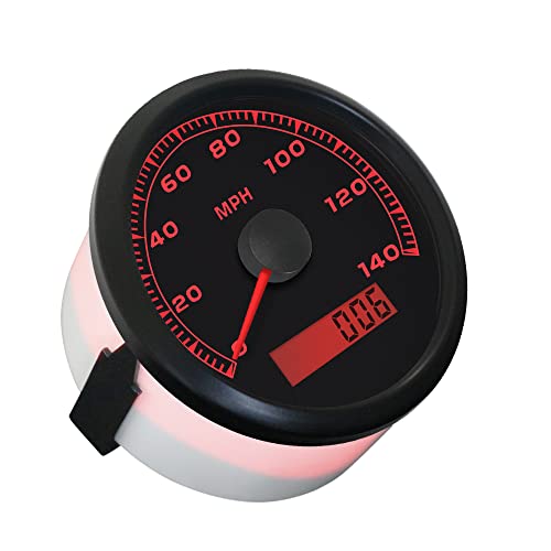 Image of ELING Warranted MPH GPS Speedometer Odometer Gauge Kit 0-140 MPH for Auto Motorycle Dirtbike with Backlight 85mm 12 24 Volt
