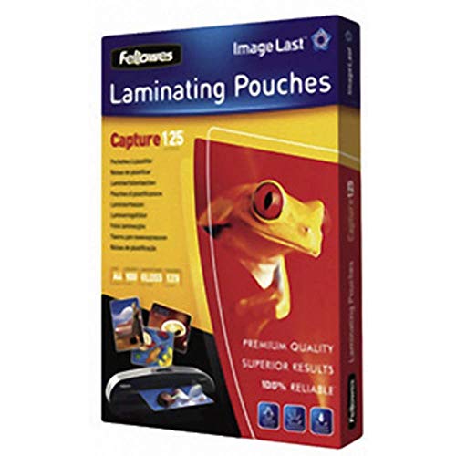 Image of Fellowes ImageLast 125 Micron Laminating Pouch - A4, Pack of 100