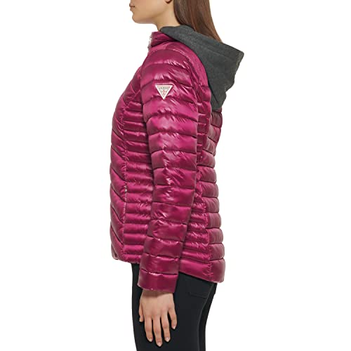GUESS-Womens-Light-Packable-Jacket--Quilted-Transitional-Puffer