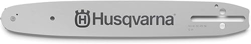 Husqvarna HL180 Barra guía de sierra de poste laminada de 10 pulgadas, mini paso de 38 pulgadas, calibre .050 pulgadas y 40 eslabones de