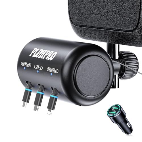 Uber Accessories for Car 3 in 1 Backseat Car Charging Station Box, with QC 3.0 Adapter 36W...