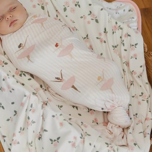 Image of Copper Pearl Swaddle Blankets for Newborns | Soft Stretchy Receiving Blankets for Boys and Girls | Large 46 x 46 Inch Baby Blankets | Lightweight and Breathable Swaddles | Katerina