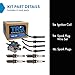TRQ Ignition Coil & Spark Plug Kit Iridium 6 Piece Compatible with 2003-2009 Chrysler PT Cruiser L4 2.4L Turbo 2003-2005 Dodge Neon L4 2.4L