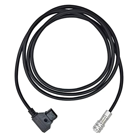 Chikoni BMPCC D-Tap to 4K 6K Pro Power Cable Suitable for Blackmagic Pocket Cinema Camera 4K and Gold Mount V Mount Battery，Weipu SF6 2 Pin Female to P Tap，60 inch Cover