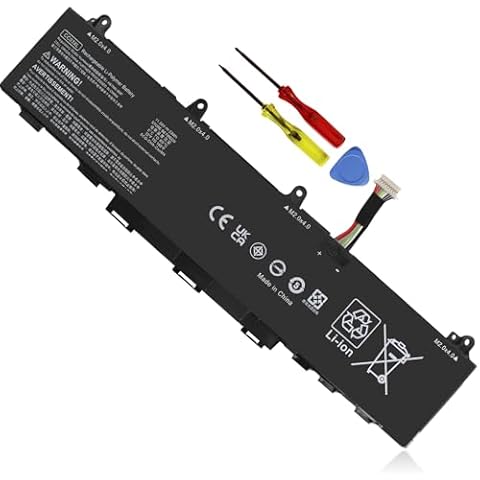 Emanjor 53Wh CC03XL Laptop Battery Replacement for EliteBook 840 845 830 835 G7 G8, ZBook Firefly 14 G7 G8, Probook 635 Aero G7 G8 Series CC03053XL-PL HSTNN-DB9Q L77608-2C1 L77608-421 L78555-005 Cover