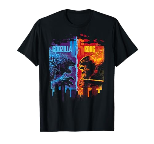 Godzilla x Kong T-Shirt, Unisex-Adults, Short...