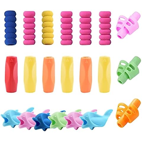 Udewo 21 PCS Silicone Pencil Grips Set Cover