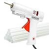 IAGLUAMGA Heißklebepistole mit Klebestiften, 100 Watt Temperaturverstellbares Handwerksreparaturwerkzeug Klebepistole…