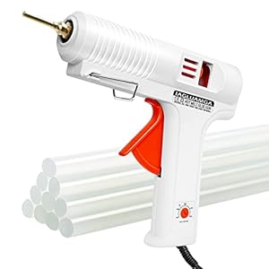 IAGLUAMGA Heißklebepistole mit Klebestiften, 100 Watt Temperaturverstellbares Handwerksreparaturwerkzeug Klebepistole…