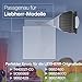2 Filter für Liebherr Fresh Air Kühlschrank - Aktivkohlefilter ersetzt 7440021-00 [9096989, 988246001, 988246000, 9882429]