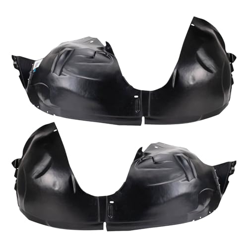 Image of TRQ Front Inner Fender Liner Set Compatible with 2010-2012 Lincoln MKT FO1248151 FO1249151