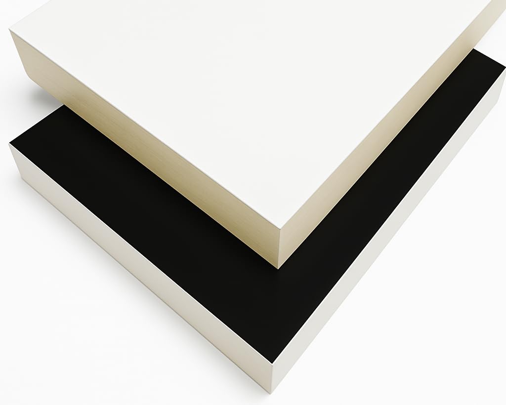 Alu Sandwichplatte schwarz oder weiß als Fenster- oder Türfüllung - 24mm dick (Weiß, 500 x 100 mm)