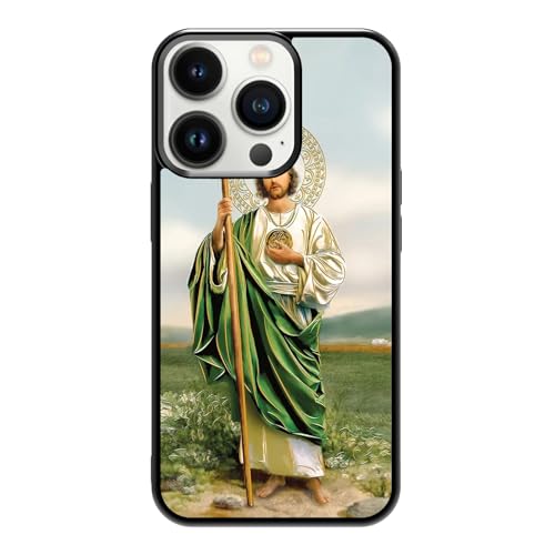 qizjio San Judas Phone Case Shockproof Protective Mexican Phone Case for iPhone 13 Pro