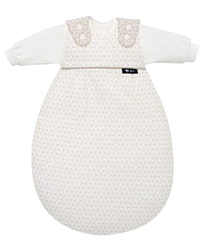 Alvi Baby Mäxchen Außensack Design Big Bunny | Größe 80/86 | Ganzjahresschlafsack | TOG 2,5 | Mit Reißverschluss