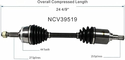 Miniatura 2 de Eje de eje CV CV Junta delantera del lado del pasajero compatible con G20 1999 2000 2001 2002