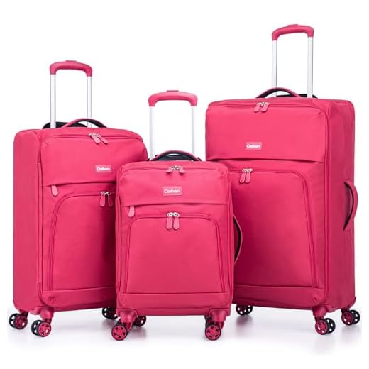 How heavy can checked luggage be delta Cosbarn 3 Piece Softside Luggage Set