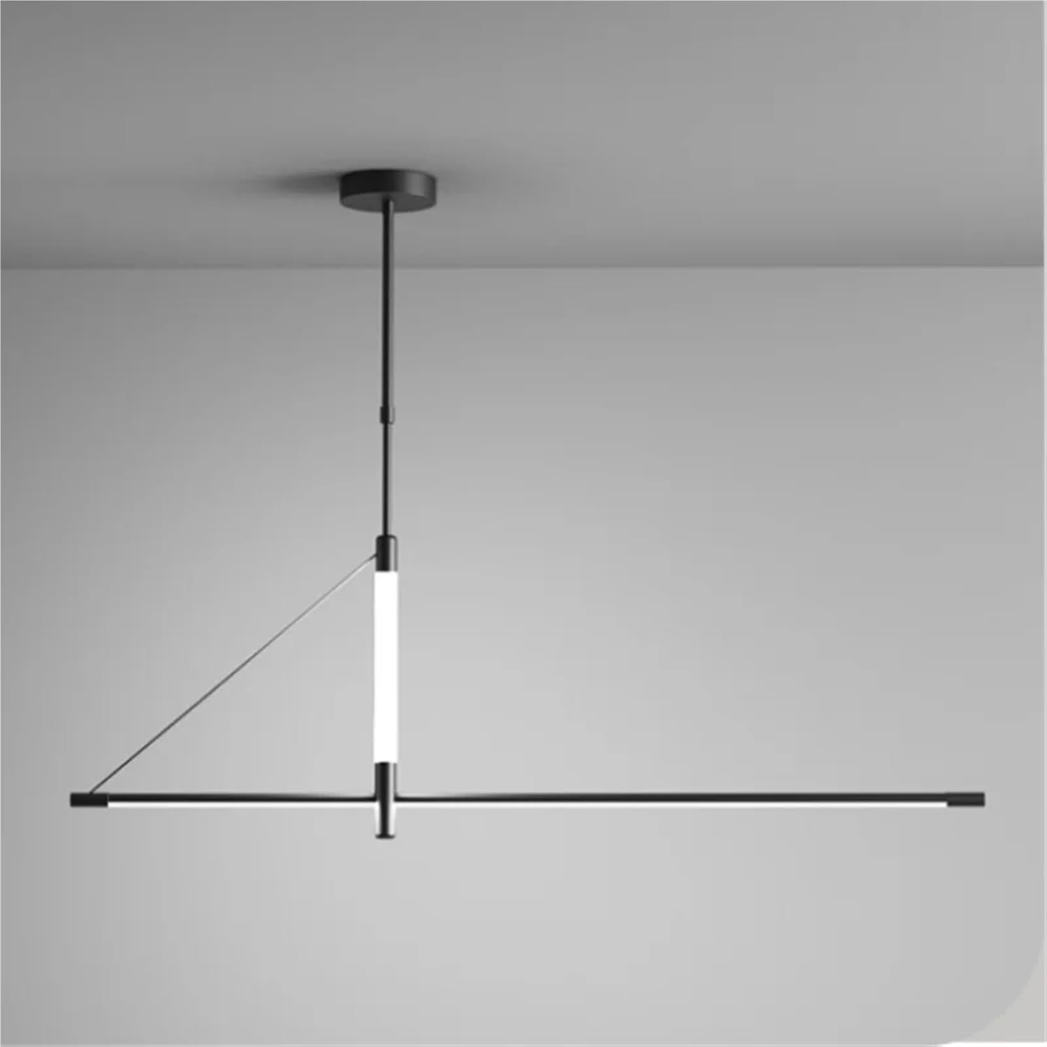 Wallps, Led Strip Lights Modernmalist Black Hangingps for Dinihall Counter Dinitable Indoor Lightifixtures,Lights/Neutral Light/a