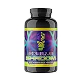 Gorilla Mind Shroom Nootropic Mushroom Supplement (6700mg) - 270 Capsules/Includes Lions Mane, Cordyceps, Reishi, Maitake/Increased Energy Immune Modulation, Enhanced Cognitive Functioning