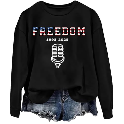 Freedom Sweatshirt Freedom 1993-2025 Hoodie Graphic Sweatshirts