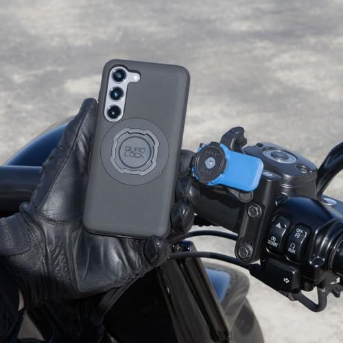 Image of Quad Lock Brake /Clutch Motorcycle Phone Mount with Vibration Dampener and MAG Phone Case for Galaxy S25+