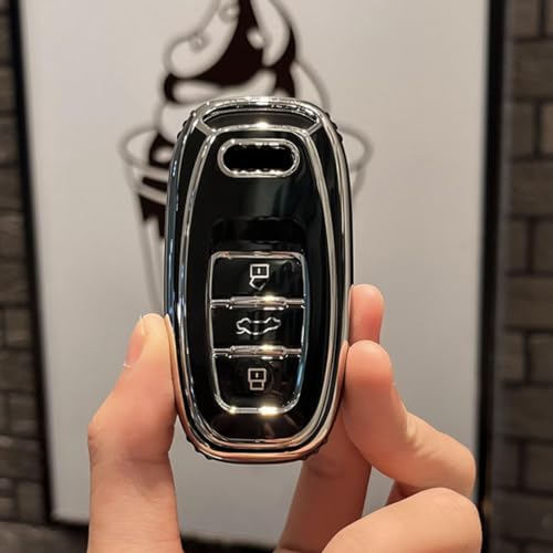 Caja de la llave de coche para Audi A1 A8 S7 antiarañazos duradera 5