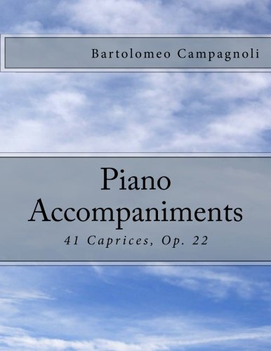 Preisvergleich Produktbild Piano Accompaniments: 41 Caprices, Op. 22