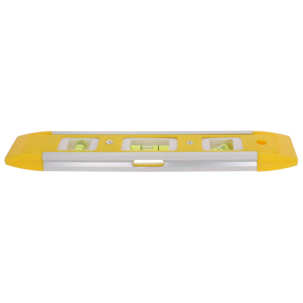 Utoolmart Livella magnetica a forma di siluro con lato in alluminio, livella a bolla spirituale 1 pz