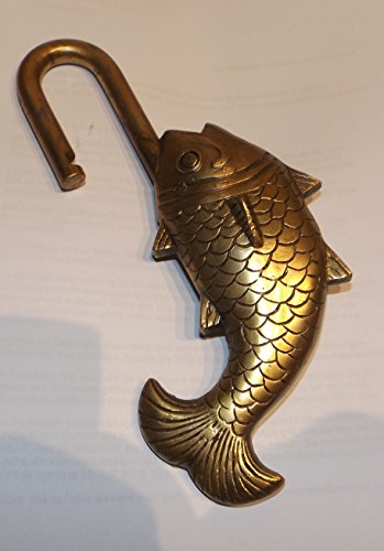 Funzionale pesce Lucchetto in ottone