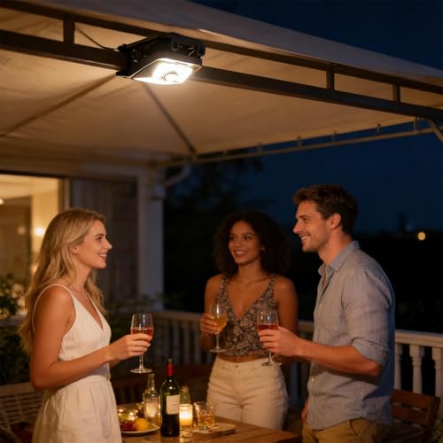 Luces solares con clip exterior y sensor de movimiento para jardín 7