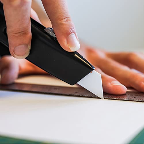 Tooltreaux White Ceramic Box Cutter Utility Knife Blades Replacement Pack Of 10 #TOP3