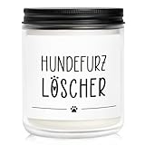 SECOGM Geschenke für Frauen, Geschenke für Hundebesitzer, Geburtstagsgeschenk für Frauen, Lustiges Geschenk für Frau Freundin Hundeliebhaber Hundemama zum Geburtstag Weihnachten Valentinstag, Duftkerz