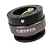 NRG Innovations SRK-300BK Quick Release (Black Body/Titanium Chrome Ring (5 hole base, 5 hole top))